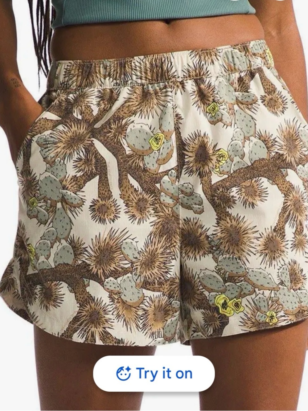 The North Face Women’s Gravel Cactus Dessert Camo Print Pathfinder Pull-On Short